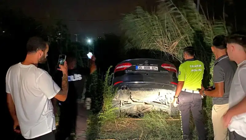 Kaçan Trafik Magandası Dere Yatağına Düştü, O Anlar Kamerada!