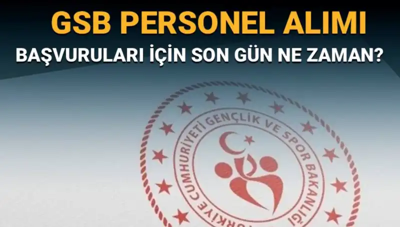 Gençlik ve Spor Bakanlığı Personel Alımı Başvuruları Başladı! Son Gün Hangi Tarih?