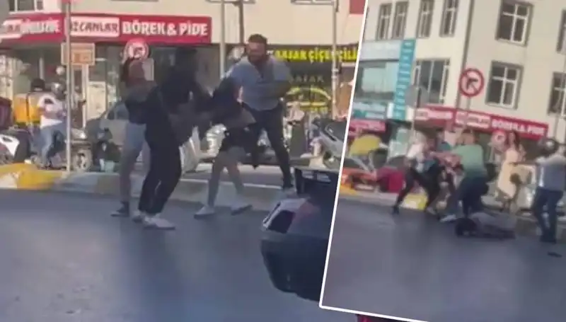 Esenyurt'ta Motosikletli İki Kadına Uygulanan Şiddet, Gözleri Dört Açık Bıraktı!