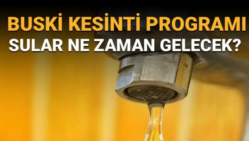 Bursa Nilüfer'de Su Kesintisi Ne Zaman Sona Erecek? BUSKİ Açıklama Yaptı!